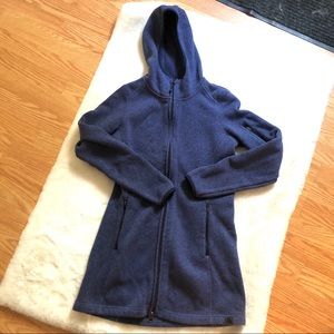 L.L.Bean Sweater Fleece Coat Purple